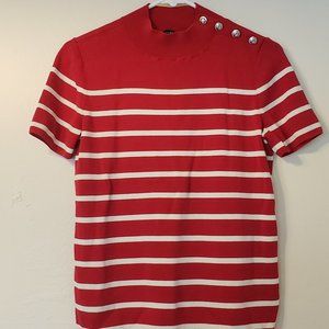 Talbots Short Sleeve Knit Top - Size M